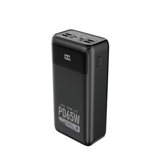 لينيس باور بانك محمول PX591D Pro بسعة 50000 مللي أمبير وشحن سريع بقوة 65 واط PD وشاشة LED رقمية - لينيس - Image 2